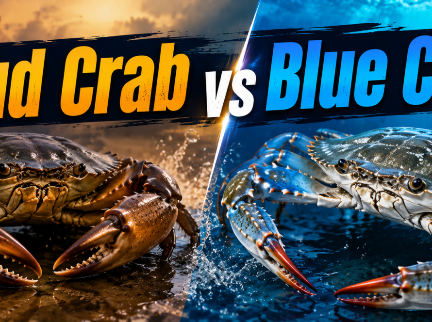 Mud Crab vs Blue Crab