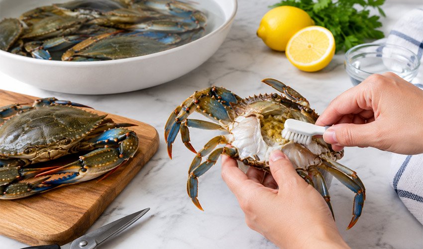 How to Clean Crab